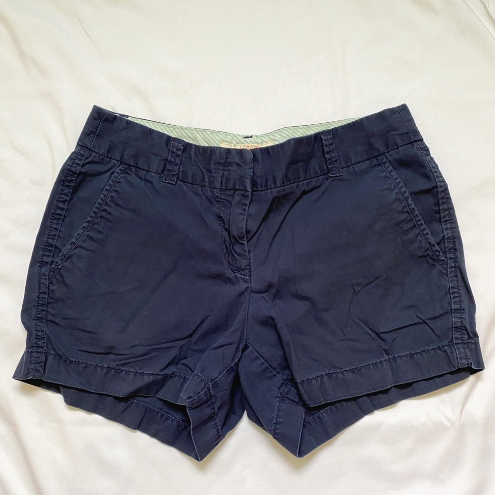 Navy Blue J. Crew Dress Shorts